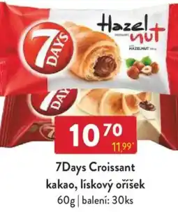 Qanto 7Days Croissant kakao, lískový oříšek nabídka