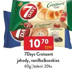 Qanto 7Days Croissant jahody, vanilka &cookies nabídka
