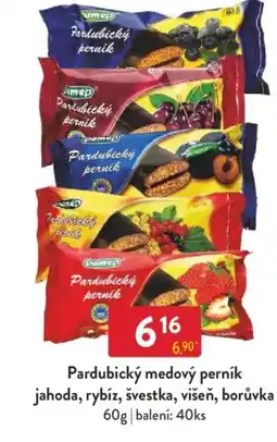 Qanto Pardubický medový perník jahoda, rybíz, švestka, višeň, borůvka nabídka