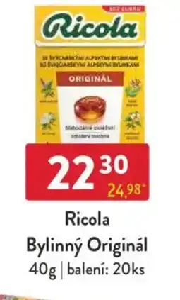 Qanto Ricola Bylinný Originál nabídka