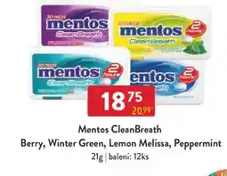Qanto Mentos CleanBreath Berry, Winter Green, Lemon Melissa, Peppermint nabídka