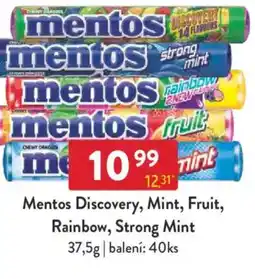 Qanto Mentos Discovery, Mint, Fruit, Rainbow, Strong Mint nabídka