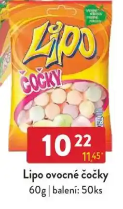 Qanto Lipo ovocné čočky nabídka