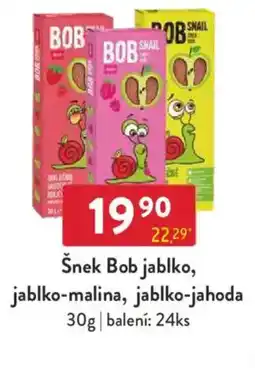 Qanto Šnek Bob jablko, jablko-malina, jablko-jahoda nabídka