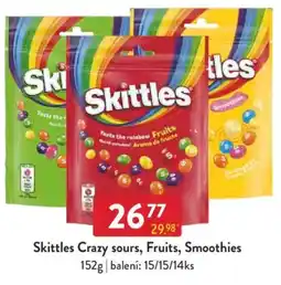 Qanto Skittles Crazy sours, Fruits, Smoothies nabídka