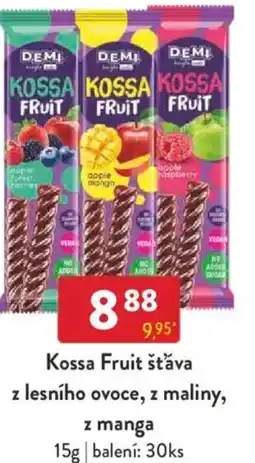 Qanto Kossa Fruit šťáva z lesního ovoce, z maliny, z manga nabídka