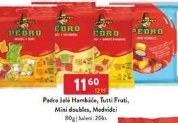 Qanto Pedro želé Hambáče, Tutti Fruti, Mini doubles, Medvídci nabídka