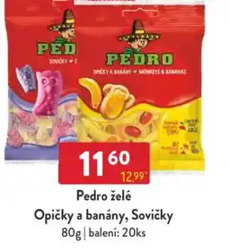 Qanto Pedro želé Opičky a banány, Sovičky nabídka