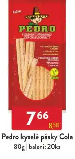 Qanto Pedro kyselé pásky Cola nabídka