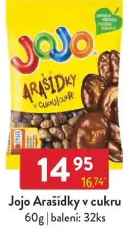 Qanto Jojo Arašídky v cukru nabídka