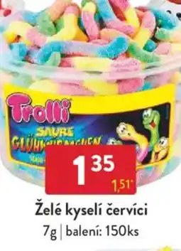 Qanto Želé kyselí červíci nabídka