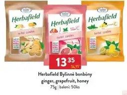 Qanto Herbafield Bylinné bonbóny ginger, grapefruit, honey nabídka