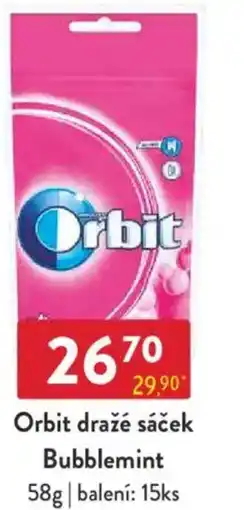 Qanto Orbit dražé sáček Bubblemint nabídka