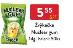 Qanto Žvýkačka Nuclear gum nabídka