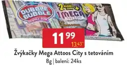 Qanto Žvýkačky Mega Attoos City s tetováním nabídka
