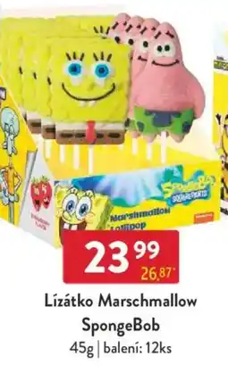 Qanto Lízátko Marschmallow SpongeBob nabídka