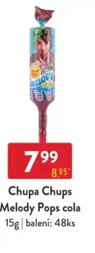 Qanto Chupa Chups Melody Pops cola nabídka