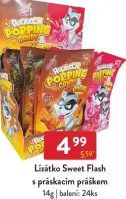 Qanto Lízátko Sweet Flash s práskacím práškem nabídka