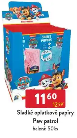 Qanto Sladké oplatkové papíry Paw patrol nabídka