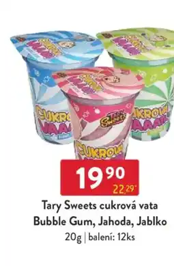 Qanto Tary Sweets cukrová vata Bubble Gum, Jahoda, Jablko nabídka