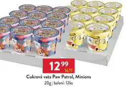 Qanto Cukrová vata Paw Patrol, Minions nabídka
