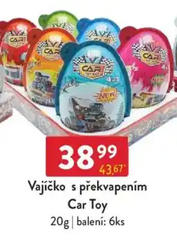 Qanto Vajíčko s překvapením Car Toy nabídka