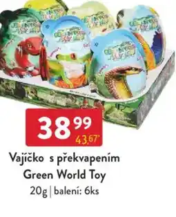 Qanto Vajíčko s překvapením Green World Toy nabídka