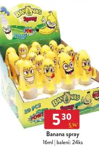 Qanto Banana spray nabídka