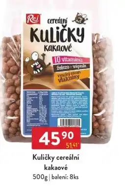 Qanto Kuličky cereální kakaové nabídka