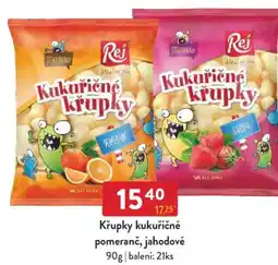 Qanto Křupky kukuřičné pomeranč, jahodové nabídka