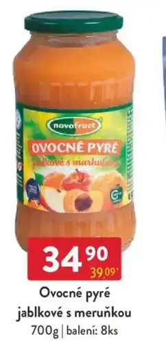 Qanto Ovocné pyré jablkové s meruňkou nabídka