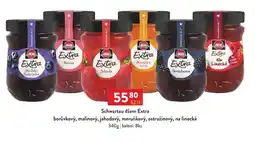 Qanto Schwartau džem Extra borůvkový, malinový, jahodový, meruňkový, ostružinový, na linecké nabídka