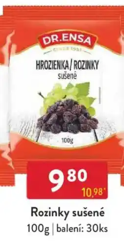 Qanto DR.ENSA Rozinky sušené nabídka