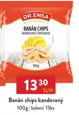 Qanto DR.ENSA Banán chips kandovaný nabídka
