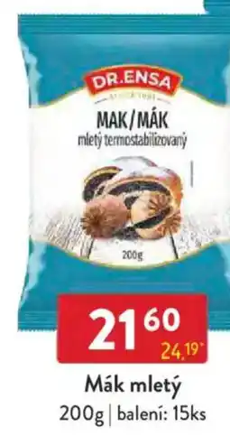 Qanto DR.ENSA Mák mletý nabídka