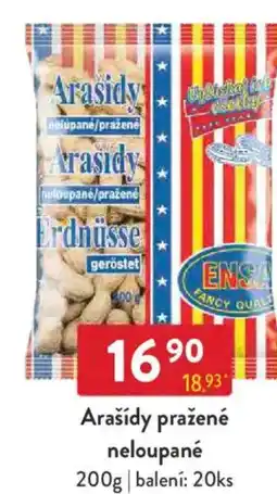 Qanto Arašídy pražené neloupané nabídka