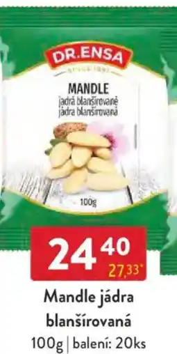 Qanto DR.ENSA Mandle jádra blanšírovaná nabídka