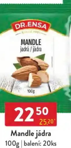 Qanto DR.ENSA Mandle jádra nabídka