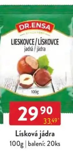 Qanto DR.ENSA Lísková jádra nabídka