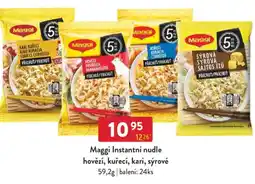 Qanto Maggi Instantní nudle hovězí, kuřecí, kari, sýrové nabídka