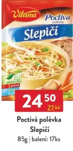 Qanto Vitana Poctivá polévka Slepičí nabídka