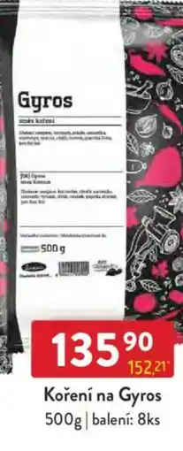 Qanto Koření na Gyros nabídka