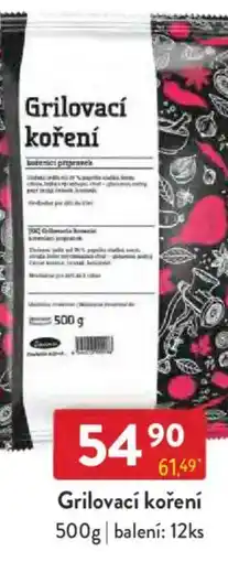 Qanto Grilovací koření nabídka