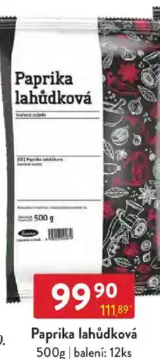 Qanto Paprika lahůdková nabídka