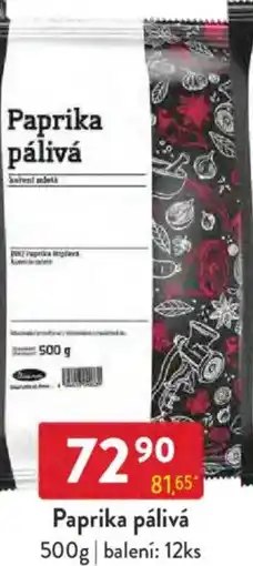 Qanto Paprika pálivá nabídka