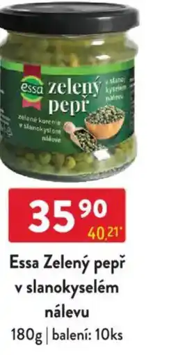 Qanto Essa Zelený pepř v slanokyselém nálevu nabídka