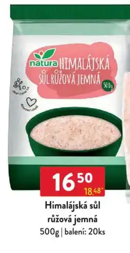 Qanto Natura Himalájská sůl růžová jemná nabídka