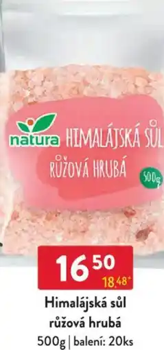Qanto Natura Himalájská sůl růžová hrubá nabídka