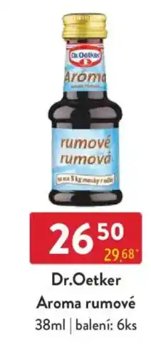 Qanto Dr.Oetker Aroma rumové nabídka