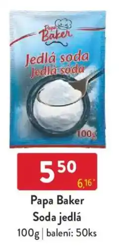 Qanto Papa Baker Soda jedlá nabídka